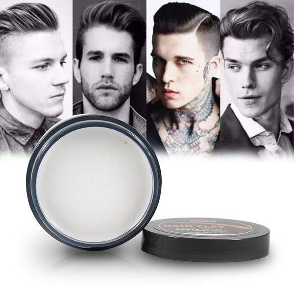 Hair clay high hold low shine hair wax natural look for man make fashion daily use